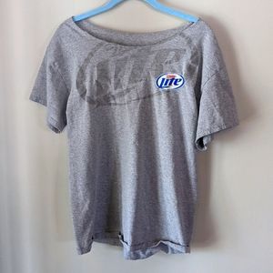 Cut Neck Miller Lite T-shirt